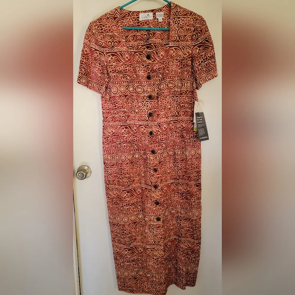 Women's NWT Vintage Liz Claiborne Dress Size 10 - Picture 1 of 4